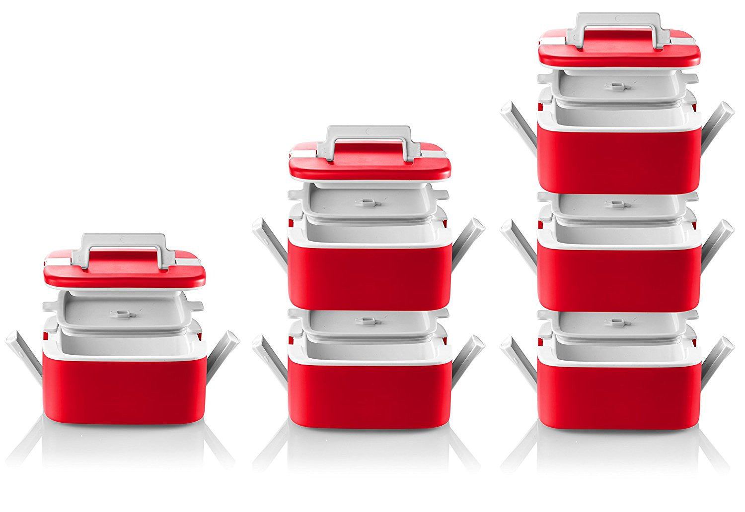 Thermal Food Container Stackable 2-Tier Double Wall Vacuum