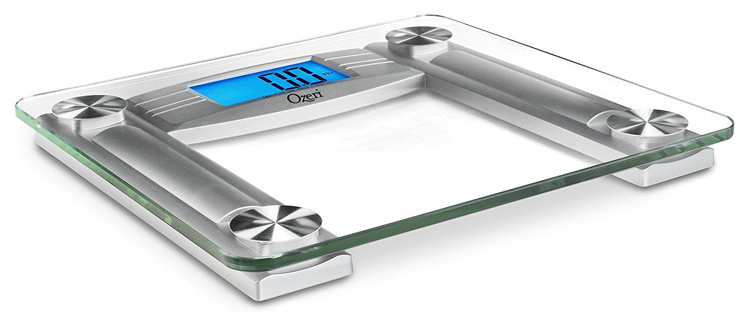 Ozeri ProMax 500 lbs (230 kg) Digital Bath Scale with Body Tape Measure Fat Caliper