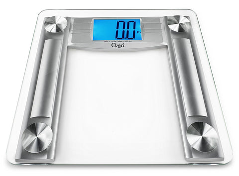 Ozeri ProMax 230 kg(500 lbs) Digital Bath Scale, with Body Tape Measure & Fat Caliper
