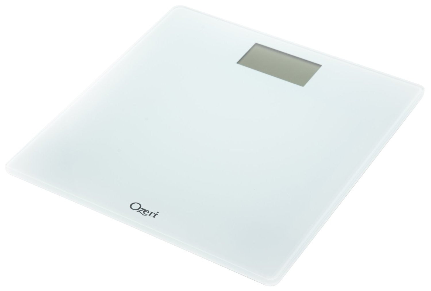 Ozeri Precision Digital Bath Scale 400 lbs Edition in Tempered Glass with Step-On Activation Black