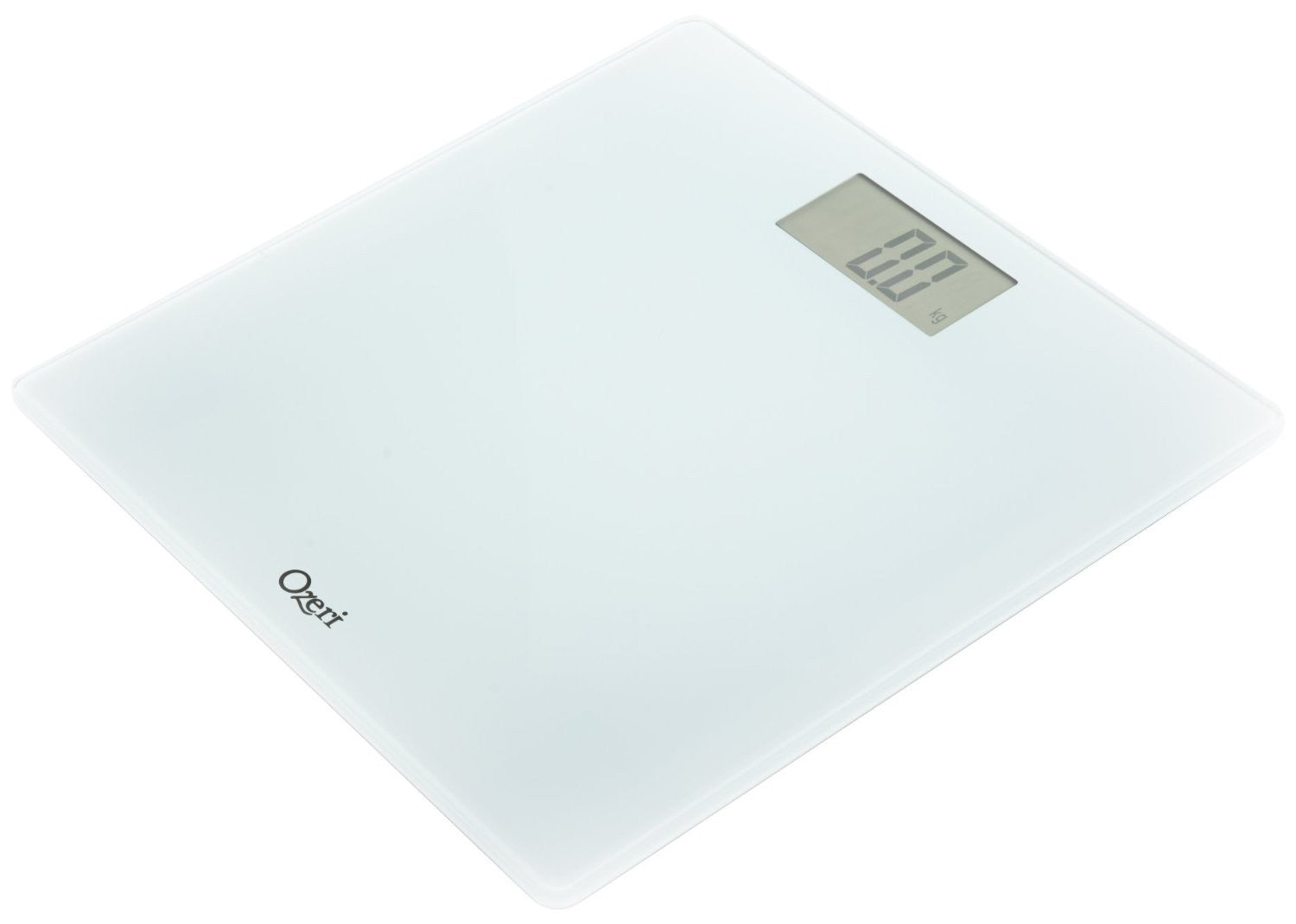 A sturdy, impact-resistant tempered glass scale to weigh up to 400