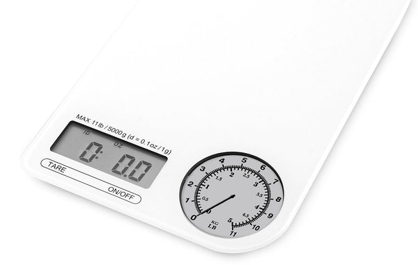 Ozeri Gray On White Kitchen Scale - Rev Digital Kitchen Scale with